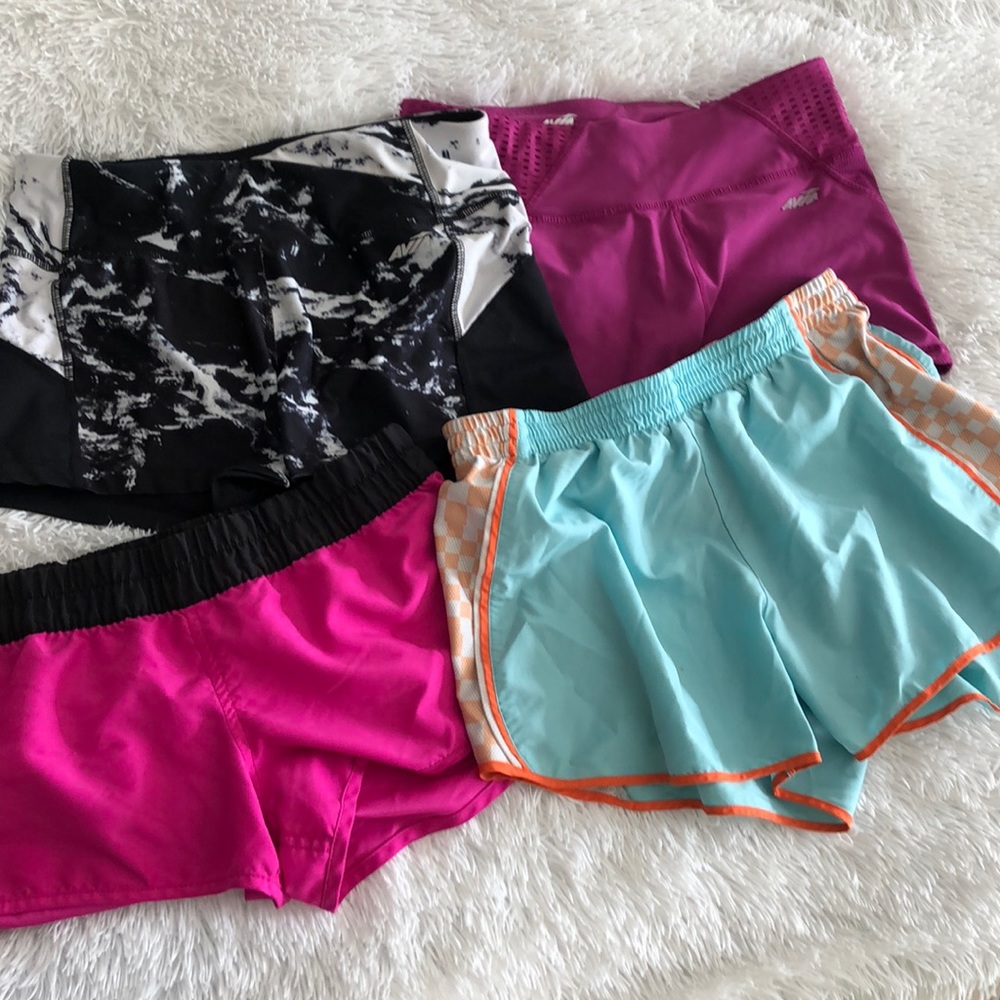 4 Pairs Athletic Shorts Bundle